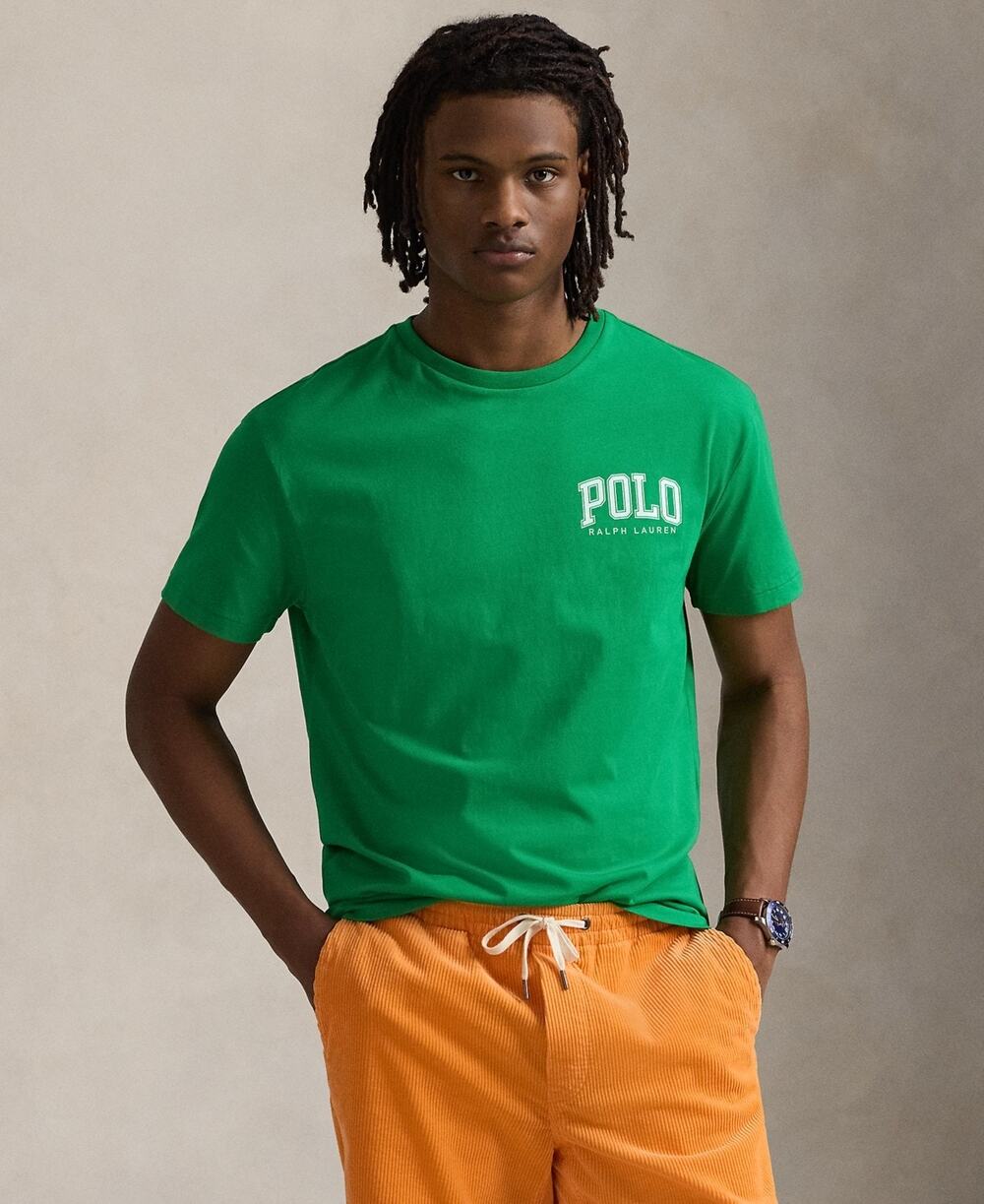 Polo Ralph Lauren Classic-Fit Cotton Logo Jersey T-Shirt Green Medium